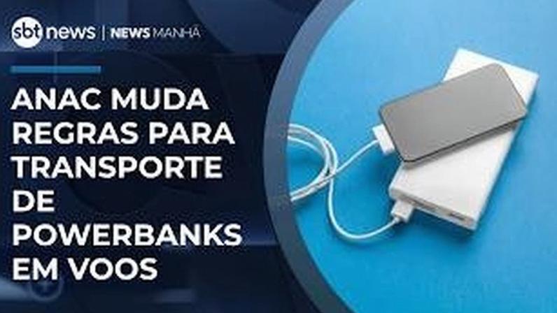 Anac atualiza regras para transporte de powerbanks em voos
