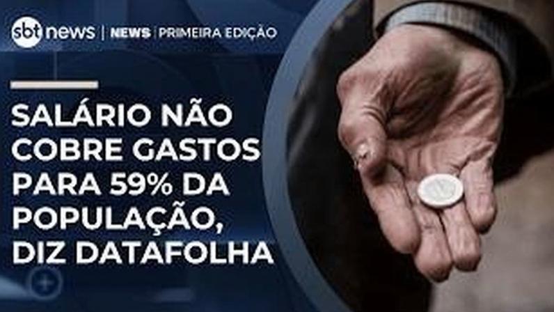 Datafolha: 59% não têm renda suficiente para cobrir despesas