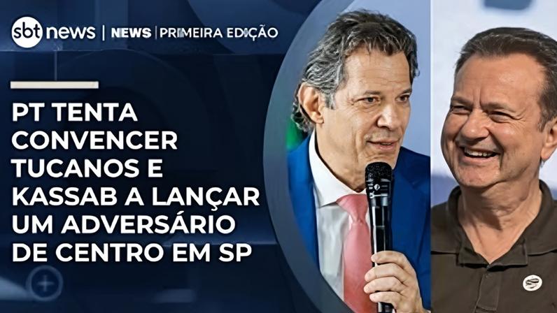 PT busca apoio de tucanos e Kassab para lançar adversário de centro em SP