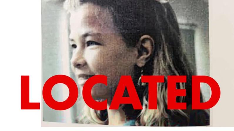 O condado de Gila divulgou a localização da menina desaparecida em 1994