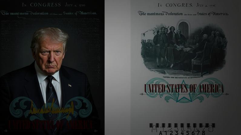 EUA lançará edição limitada de passaportes com rosto de Trump