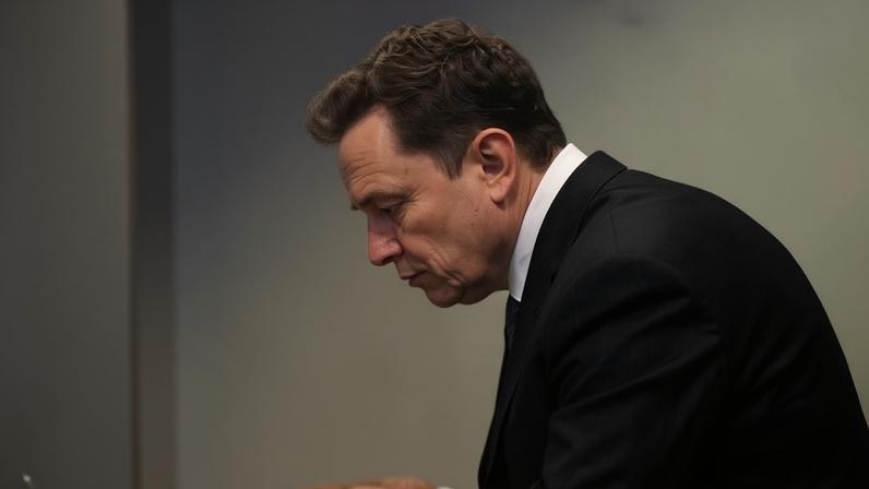 Elon Musk no tribunal em Oakland, Califórnia, em 29 de abril de 2026