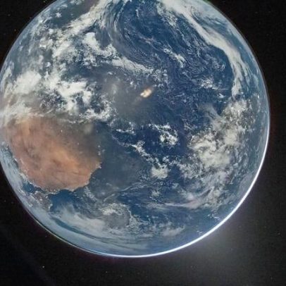 Brasil aparece na imagem da Terra vista pela Artemis 2