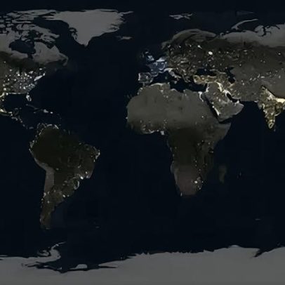 Nasa revela como a Terra é iluminada artificialmente à noite