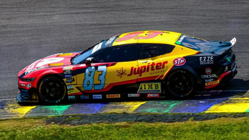 Gabriel Casagrande durante a etapa da NASCAR Brasil em 2025