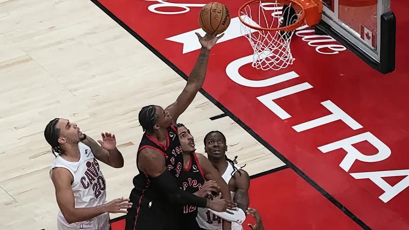 RJ Barrett brilhou na vitória dos Raptors contra o Cavs
