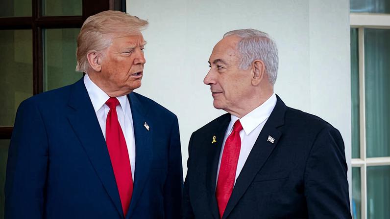 1 de 1 Donald Trump e Benjamin Netanyahu -- Metrópoles - Foto: Alex Wong/Getty Images