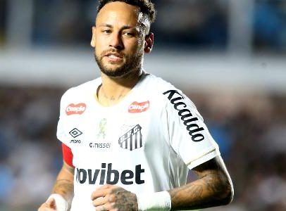 Neymar pode atuar hoje em Santos x Coritiba, com expectativa