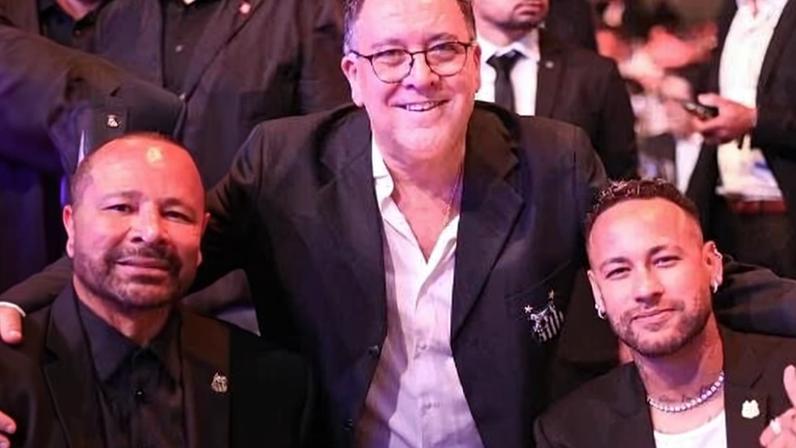 Neymar, Neymar Pai e Marcelo Teixeira