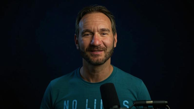 Nick Vujicic and Dallas Jenkins