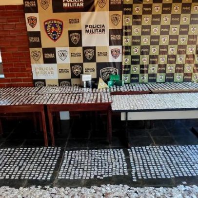 PM apreende mais de 10 mil papelotes de cocaína em Januária