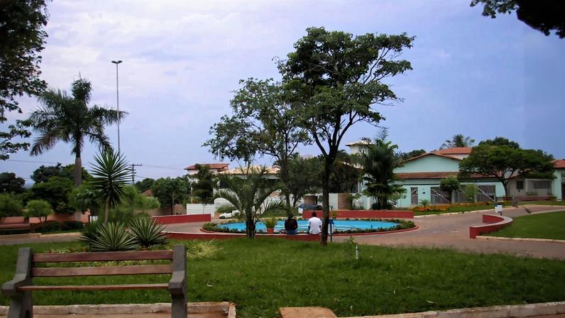 Praça central de Bocaiúva MG, no Norte de Minas Gerais. Crédito: Praça de Bocaiúva MG.