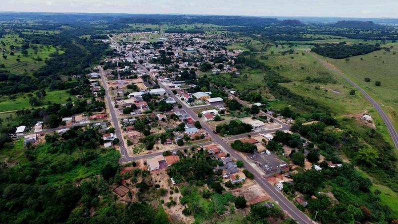Vista aérea de Figueirão MS.