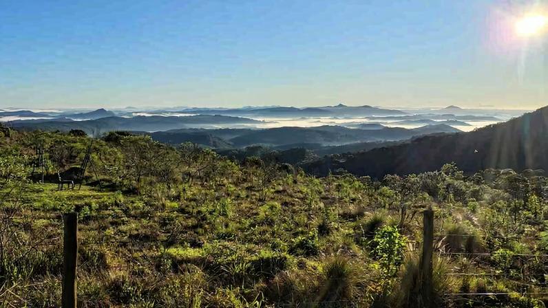 Paisagem da Escarpa Devoniana em São Luiz do Purunã, distrito de Balsa Nova PR. Créditos: Paraná Vivo.