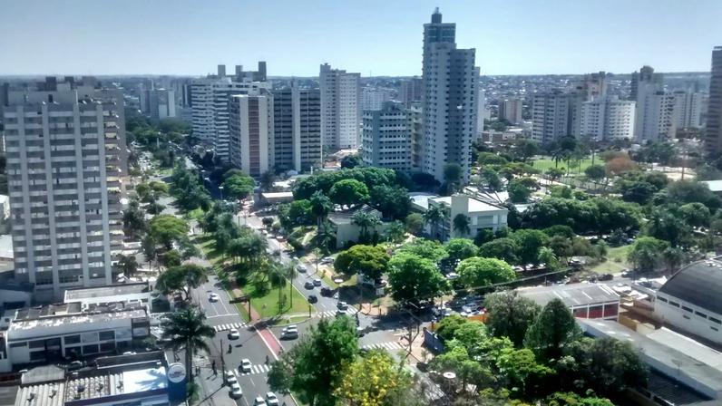 Vista de Campo Grande. Créditos: Prefeitura de Campo Grande.