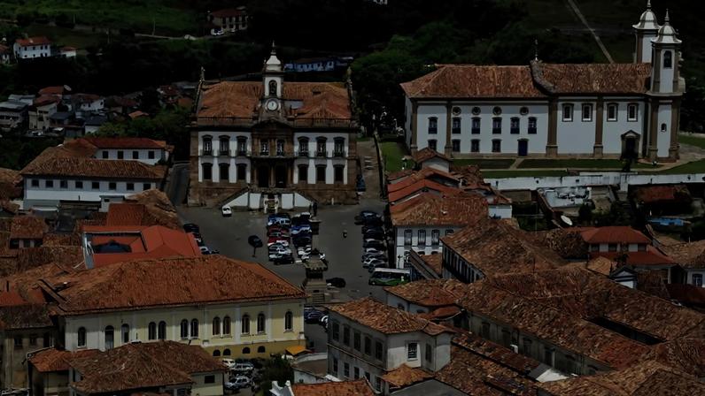 Vista panorâmica do centro histórico de Ouro Preto. Crédito: Instituto Estrada Real.