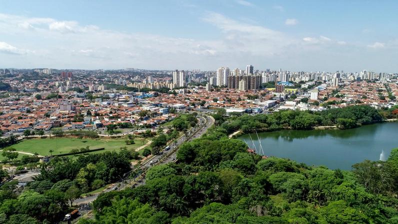 Vista aérea de Campinas SP