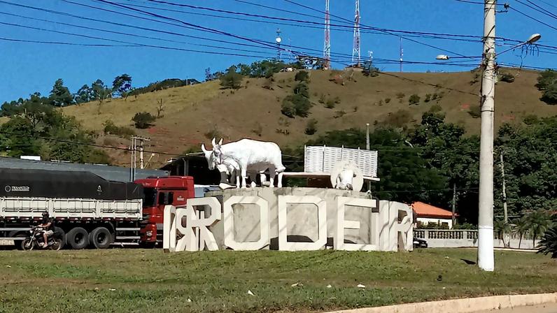 Centro de Rodeiro, na Zona da Mata mineira. Crédito: Portal Minas Gerais.