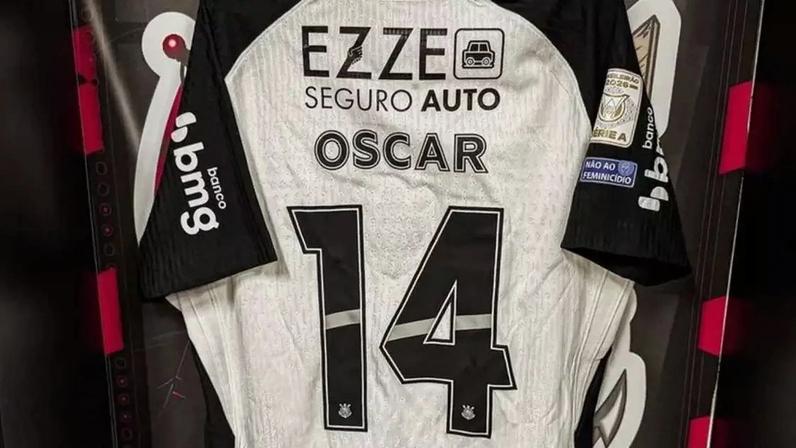 Camisa 14, usada por Raniele, teve nome trocado por Oscar