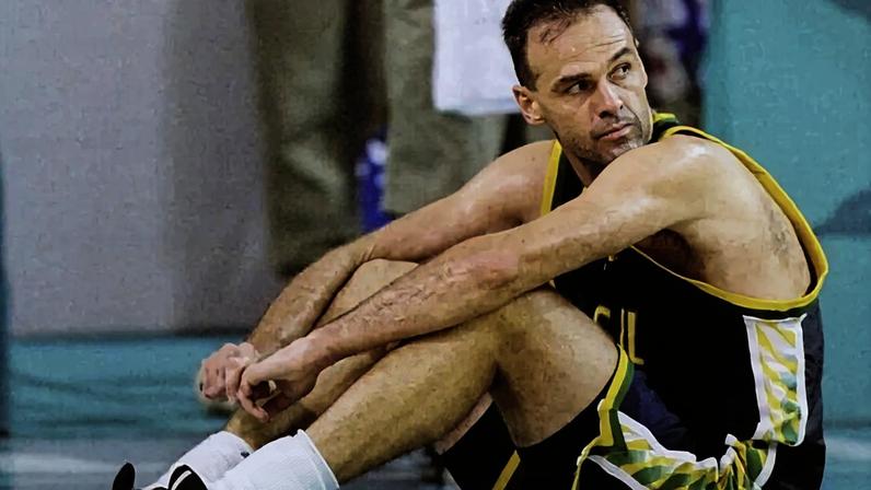 Oscar Schmidt durante treino. (Foto: Reprodução)