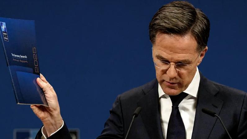 O secretário-geral da Otan, Mark Rutte. (Foto: OLIVIER MATTHYS/EFE/EPA)