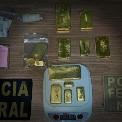 PF e PRF apreendem ouro, aeronave e celulares no Pará