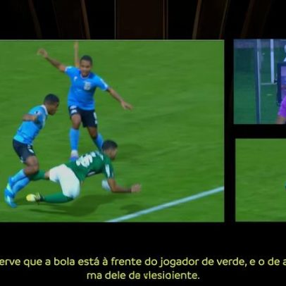 Áudio do VAR sobre pênalti para o Palmeiras aponta toque imprudente