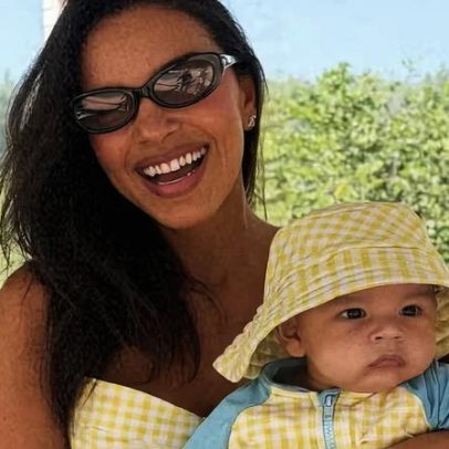 Mariana Rios celebra 4 meses do filho Palo