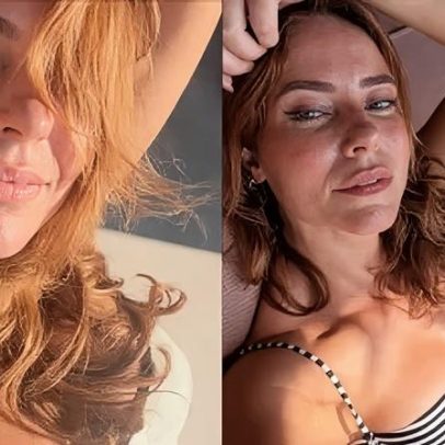 Paolla Oliveira se despede do verão com biquíni