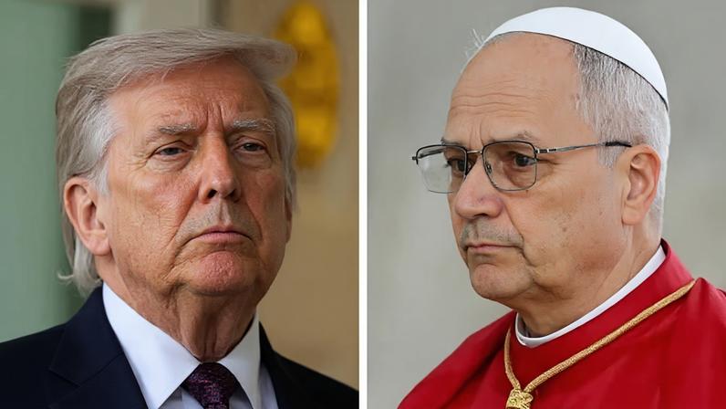 Papa fala sobre atritos com Donald Trump
