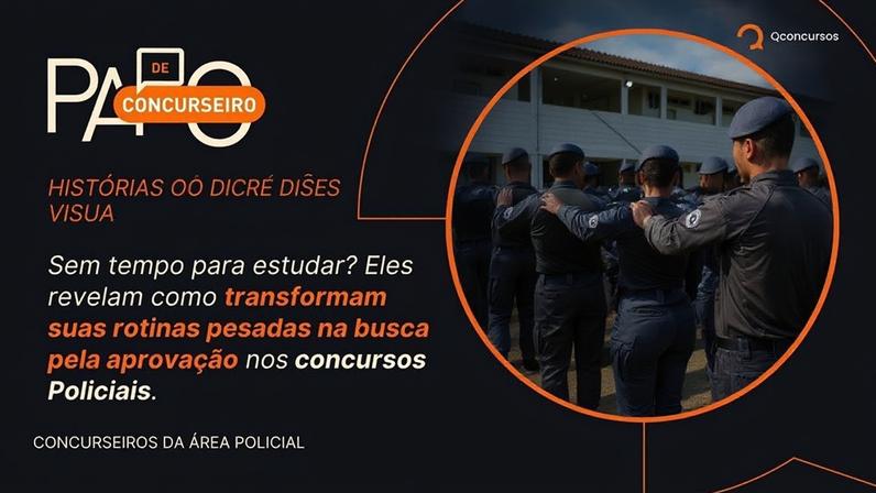 Estudar para concursos policiais exige disciplina e foco