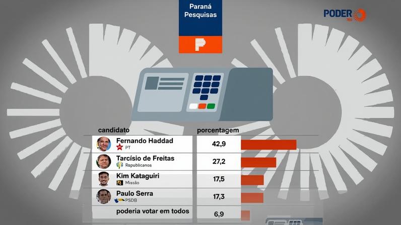 Haddad é o mais rejeitado na disputa pelo governo de SP