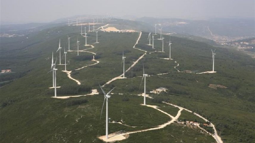 Parque eólico Santa Rosa & Novo Mundo, da EDP, que foi vendido à Copel — Foto: Reprodução