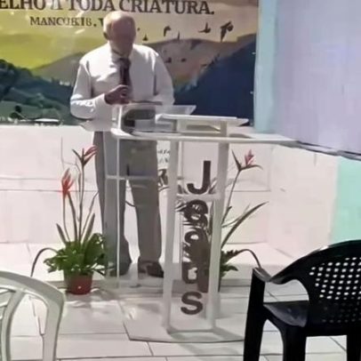 Pastor prega em igreja vazia e vídeo viraliza