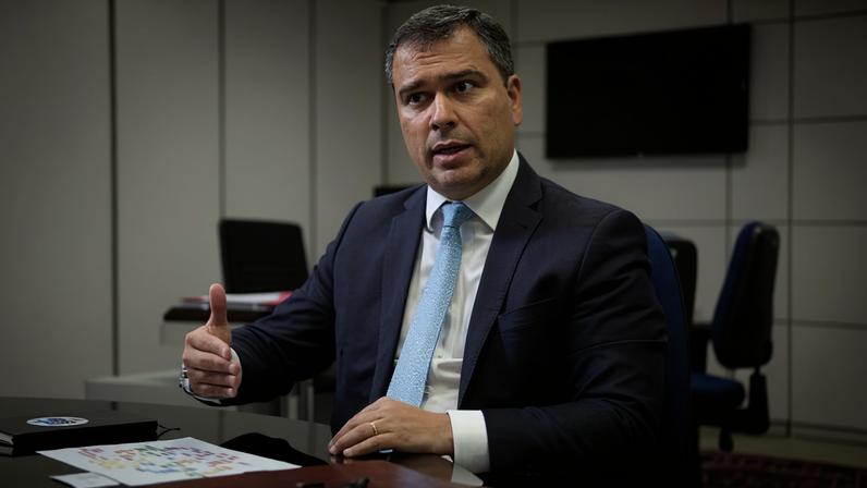 Paulo Henrique Costa, ex-presidente do BRB, que foi preso nesta quinta-feira (16) por determinação do ministro André Mendonça, do STF — Foto: Andre Coelho/Valor
