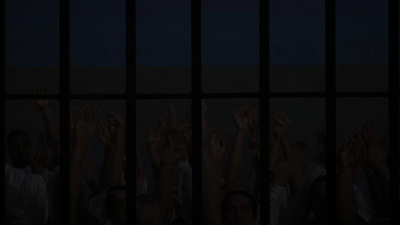 Silhueta de presos em presídio. Foto: Wilson Dias/Agência Brasil