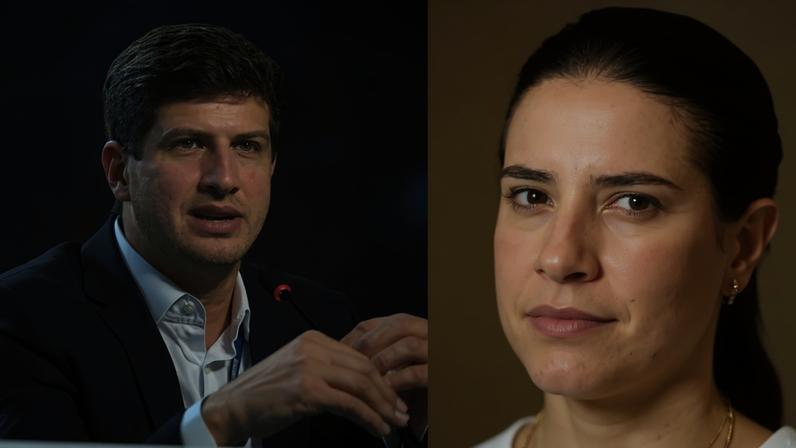 João Campos (PSB) e Raquel Lyra (PSD), candidatos ao governo de Pernambuco
