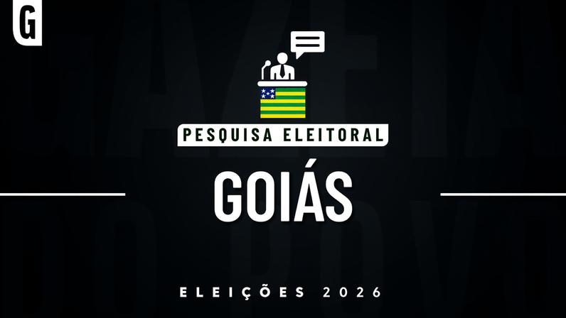Quaest entrevisou 1.104 eleitores de Goiás. (Foto: Infografia/Gazeta do Povo)