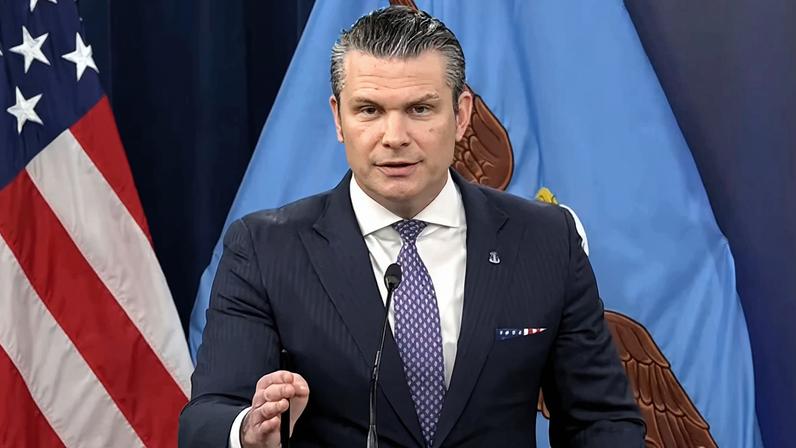 Secretário de guerra dos Estados Unidos, Pete Hegseth