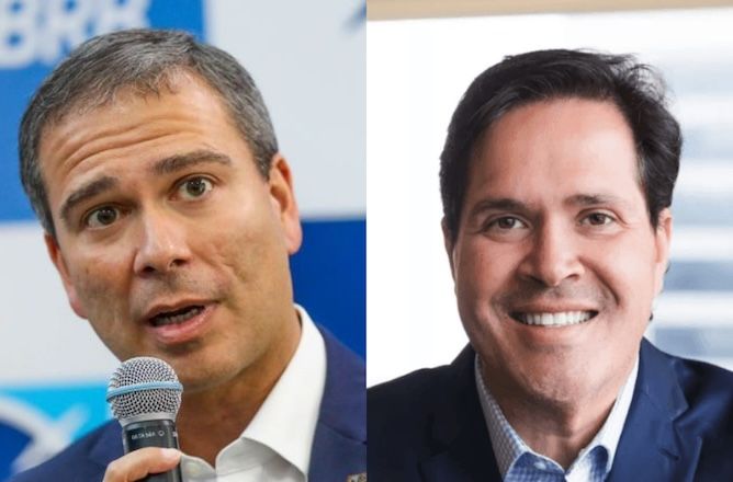 O ex-presidente do BRB Paulo Henrique Costa e o advogado Daniel Monteiro | Reprodução