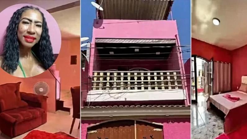 Descubra quanto custa morar na casa rosa choque de Inês Brasil