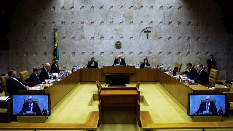 Plenário do STF durante sessão