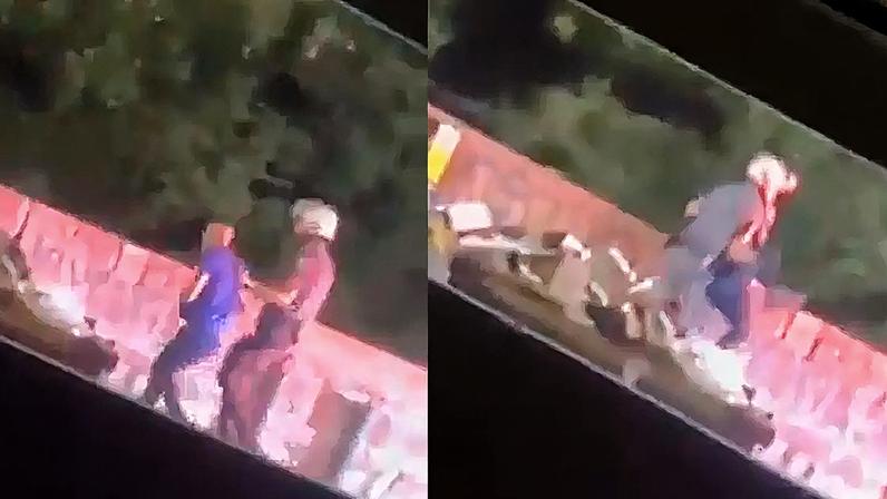 Policial Militar foi flagrado jogando homem de ponte em São Paulo