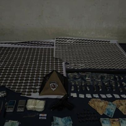 PM prende suspeito; apreende drogas, arma e R$ 18 mil em Montes Claros