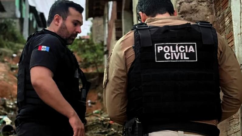 Imagem colorida,Polícia Civil cumpre mandados contra grupo suspeito de crimes violentos em Branquinha- Metrópoles