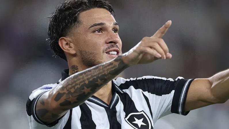 Ponte celebra gol do Botafogo contra o Independiente Petrolero na Sul-Americana