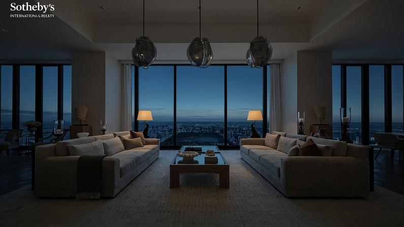 Por dentro da cobertura mais cara no bairro dos ultrarricos de Nova York — Foto: Reprodução/Sotheby's International Realty