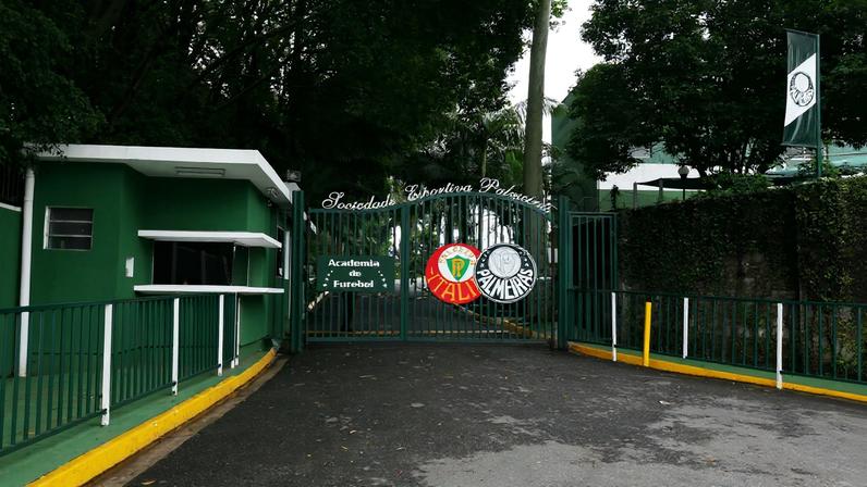 Entrada da Academia de Futebol do Palmeiras — Foto: Divulgação