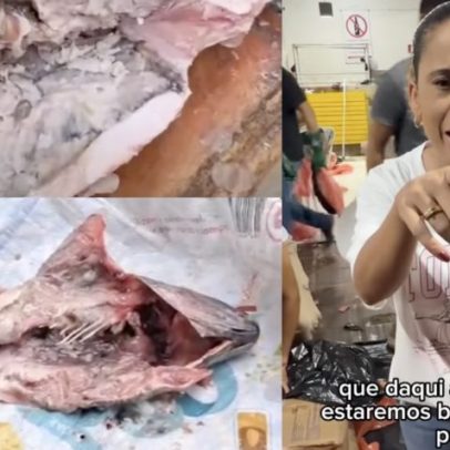 Prefeitura da Bahia distribui peixe estragado e refaz entrega