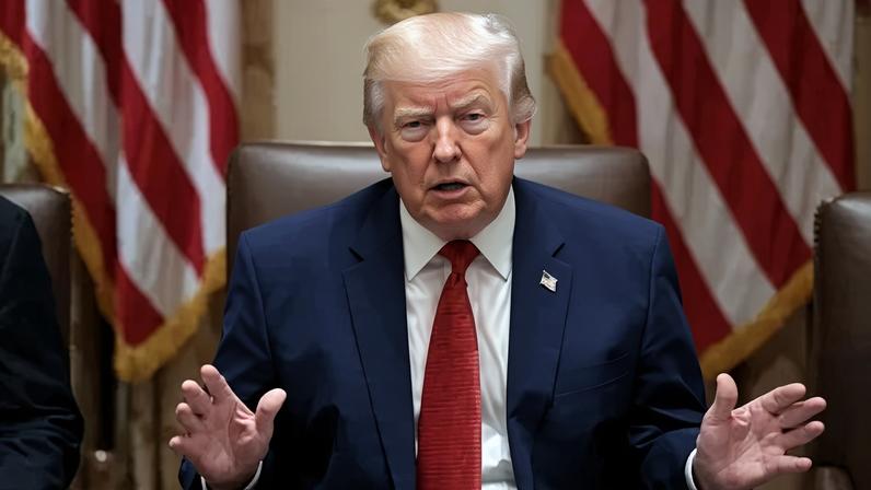 Presidente dos EUA, Donald Trump, na Casa Branca